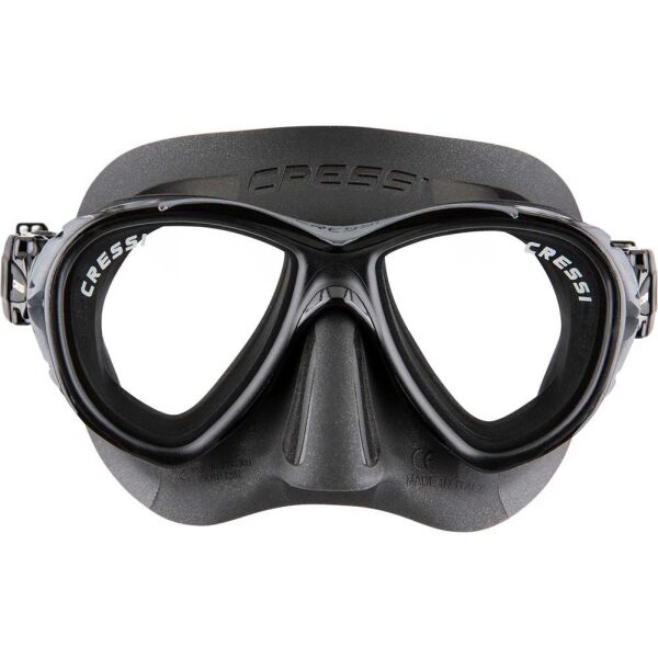 Cressi Naxos Yetişkin Dalış Maskesi Black-Black