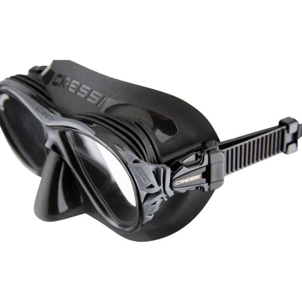 Cressi Naxos Yetişkin Dalış Maskesi Black-Black