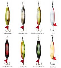 Dam Effzett Standard Spoon Slim 5 cm 8 gr Sinking Kaşık Fire Tiger UV