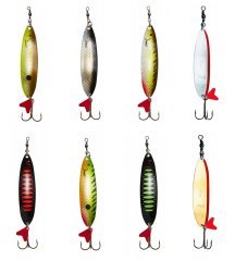 Dam Effzett Standard Spoon Slim 5 cm 8 gr Sinking Kaşık Fire Tiger UV