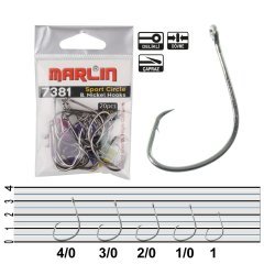 Marlin V7381 Cırcle HC BN İğne No:1/0 (20Pcs)