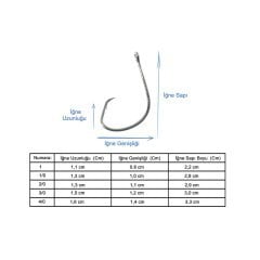 Marlin V7381 Cırcle HC BN İğne No:2/0 (20Pcs)