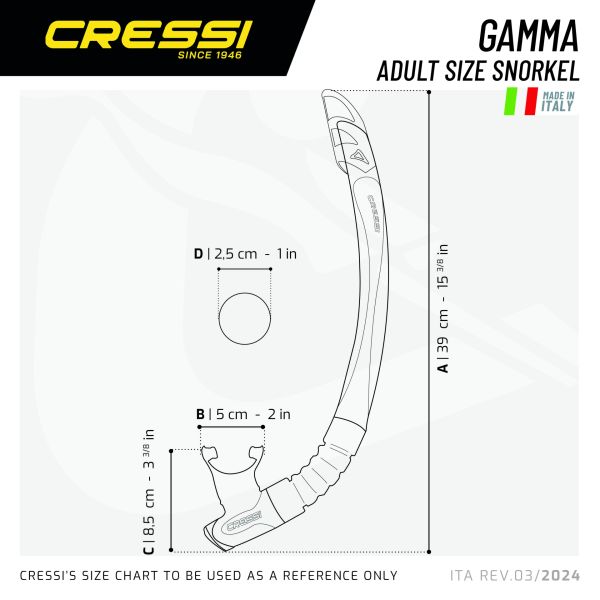 Cressi Fiji-Gamma Clear/Blue Yetişkin Maske Şnorkel Seti