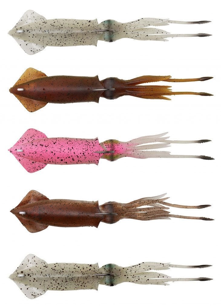 Savage gear 3D TPE Swim Squid 188mm 63g 1 Adet Sahte Balık Brown UV