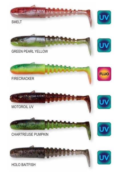 Savage Gear Gobster Shad 11.5cm 16gr Sahte Balık 5 Adet Holo Baitfish