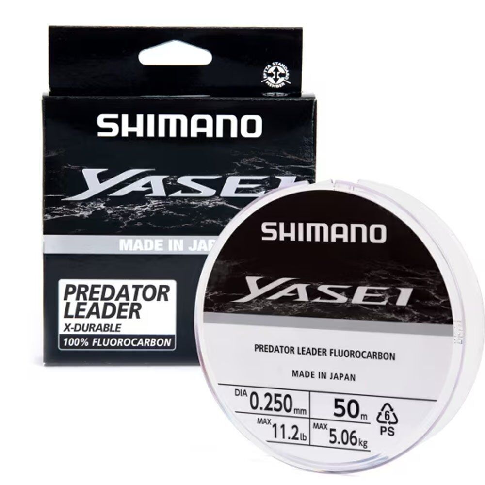 Shimano Yasei Fluoro Leader Grey 0.22mm 50m  Fluorocarbon Misina 3.59kg Çeker