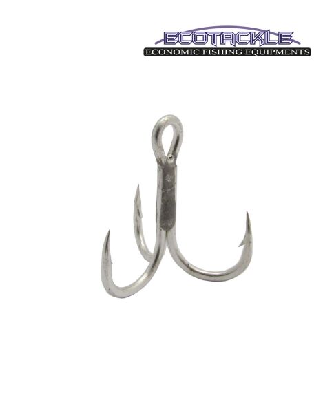 Ecotackle TB-44 Üçlü İğne Nikel 8