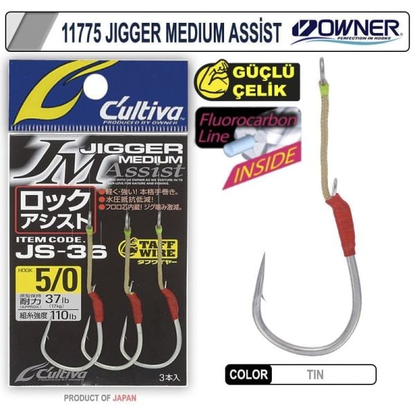 Cultiva 11775 Jigger Medium No:2-0 Assist İğne 4 Adet