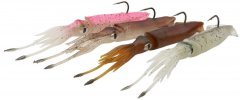 Savage gear 3D TPE Swim Squid 125mm 25g 2 Adet Sahte Balık Red Brown