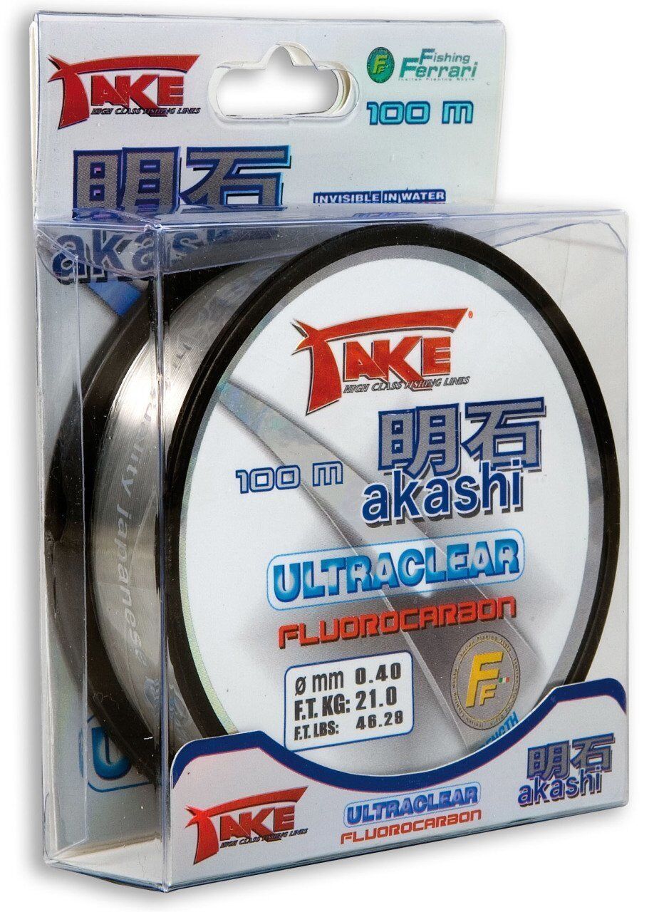 Lineaeffe Akashi Ultra Fluoro Carbon 0.14 mm 100m Misina 3kg Çeker