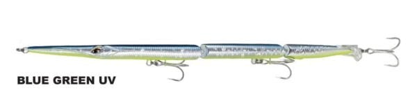 Ryuji Predator Blue Green UV 25.5cm 30.6gr Sinking Maket Balık