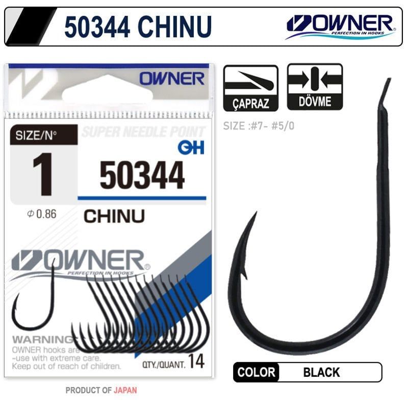 Owner 50344 Chinu No:4-0 Black İğne 10 Adet