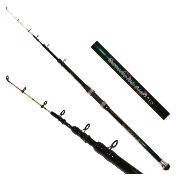 Captain 1513 Camelon Tele Boat Teleskobik Tekne Kamışı 150gr Atar 180 cm