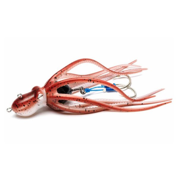 Mustad Inkvader Octopus Jig Sahte Yem RED - RED - 150GR