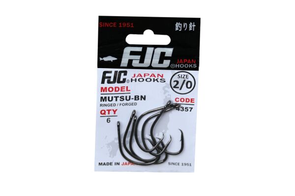 FJC4357 MUTSU RINGED BLACK NIKEL 2/0