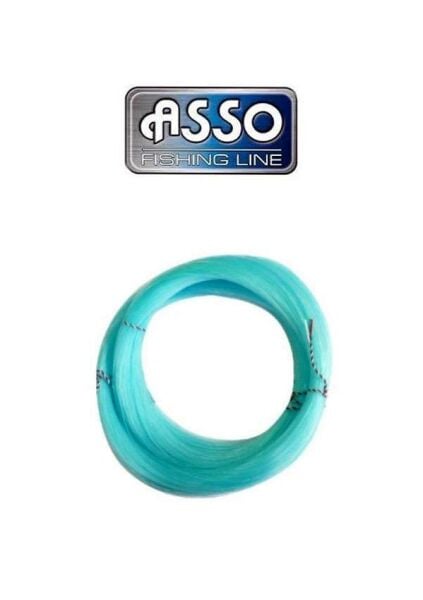 Asso Super Soft Çile 1000mt Monofilament Misina Mavi