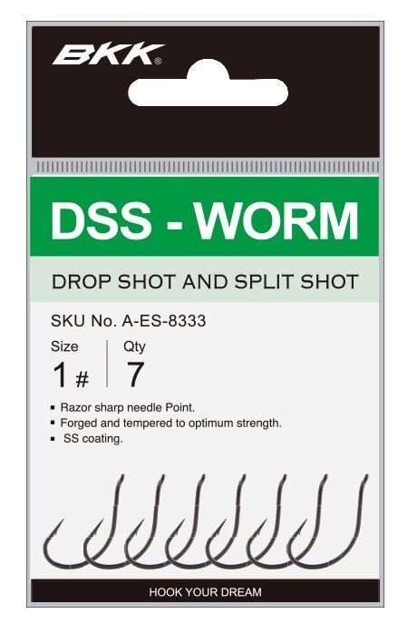 BKK DSS- Worm Olta İğnesi 1/0 6 Pcs
