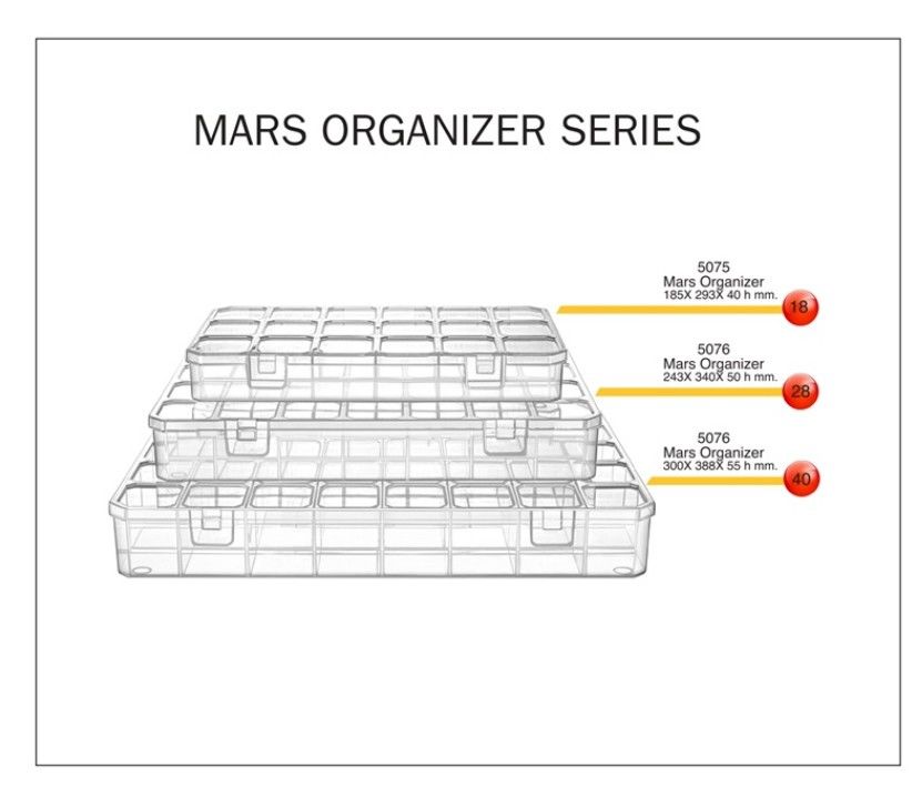 Captain Organizer Mars Takım Kutusu 5077