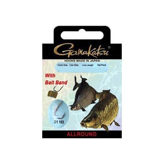 GAMAKATSU BKS-G1-103 0.18 mm 40 cm Misinalı İğne No:10  Yem Tutuculu 6 Adet