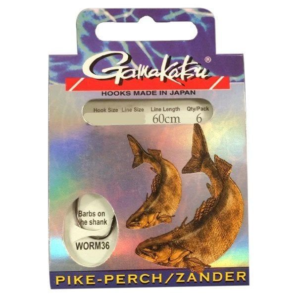 GAMAKATSU Bks-Worm36 0.25 mm 60 cm Misinalı İğne No:1-0  6 Adet