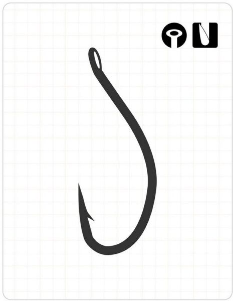 Fudo 2401 Carp Black Nikel Sazan İğnesi 6