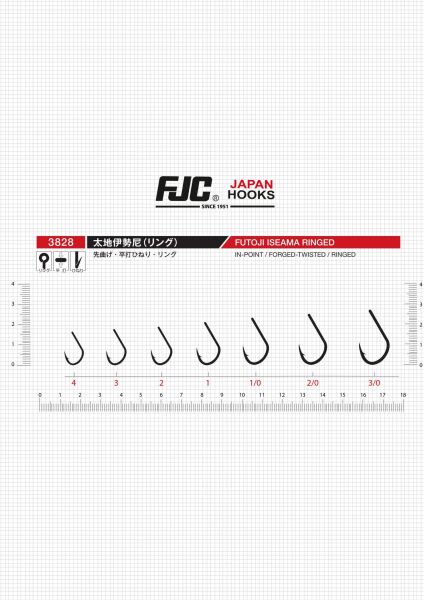 FJC3828 ISEMA FUTOJI RINGED BLACK NIKEL 1/0