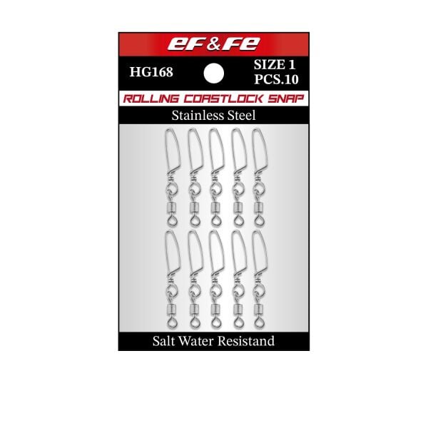 Effe Fırdöndü Rolling Swivel Coastlock Snap