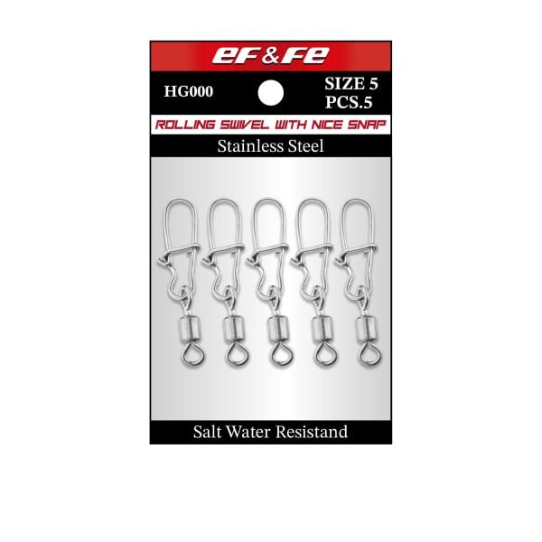 Effe Fırdöndü Rolling Nice Snap Güvenlik Kilitli