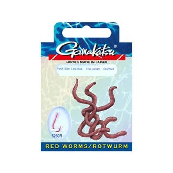 T.D. GAMAKATSU BKD-5260R Worm İğne Takımı 75 cm #8