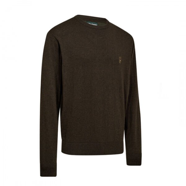 DEERHUNTER Harrington  Kahverengi Yuvarlak Yaka Kazak L