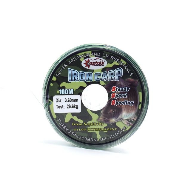Captain İron Carp 100mt Monofilament Misina Kamuflaj 0.35 mm
