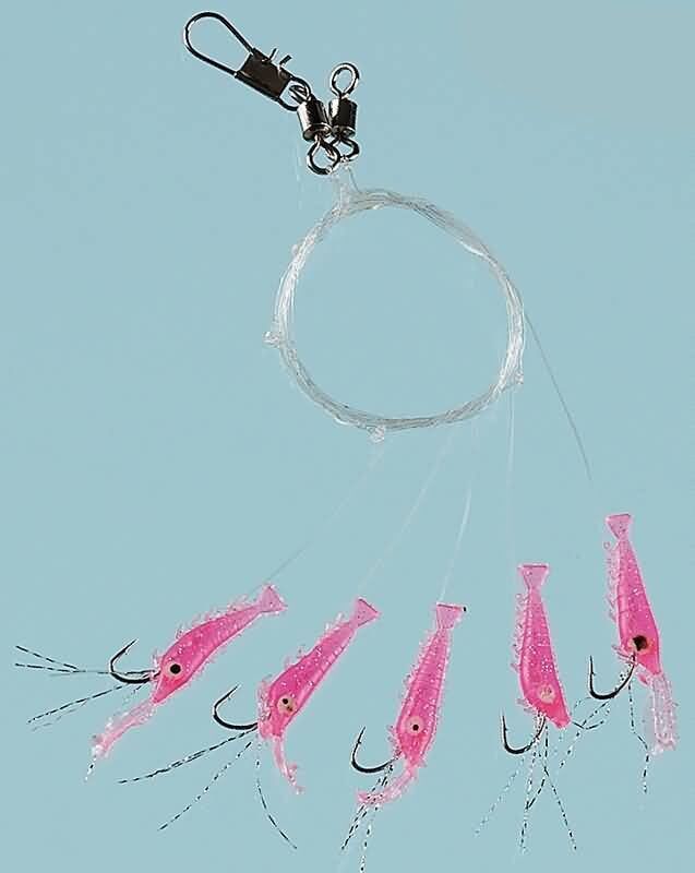 Fladen Living Shrimp Mezgit 5 Köstek Hazır Takım 4