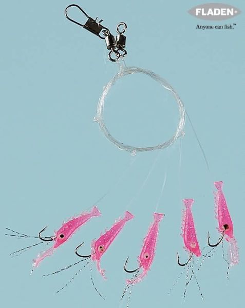 Fladen Living Shrimp Mezgit 5 Köstek Hazır Takım 4