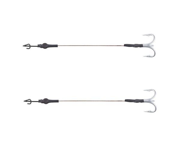 Balzer 13936 Silikon Yemler İçin Çelik Telli Rigs 2li Paket