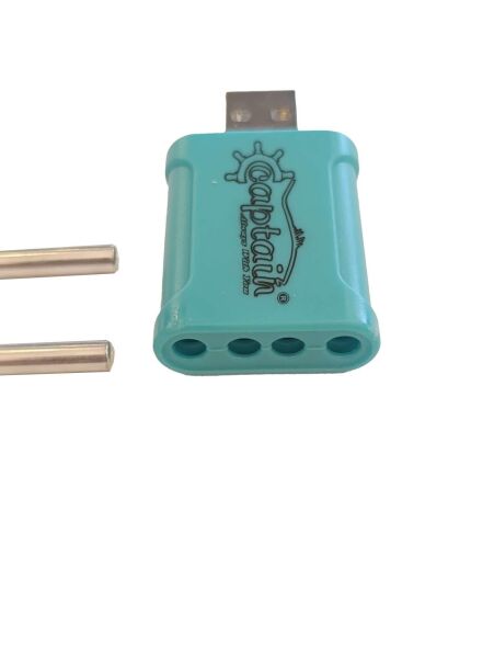 Captain 7113 Fosfor ve Şamandra Pili İçin Pil Şarj Kiti USB li