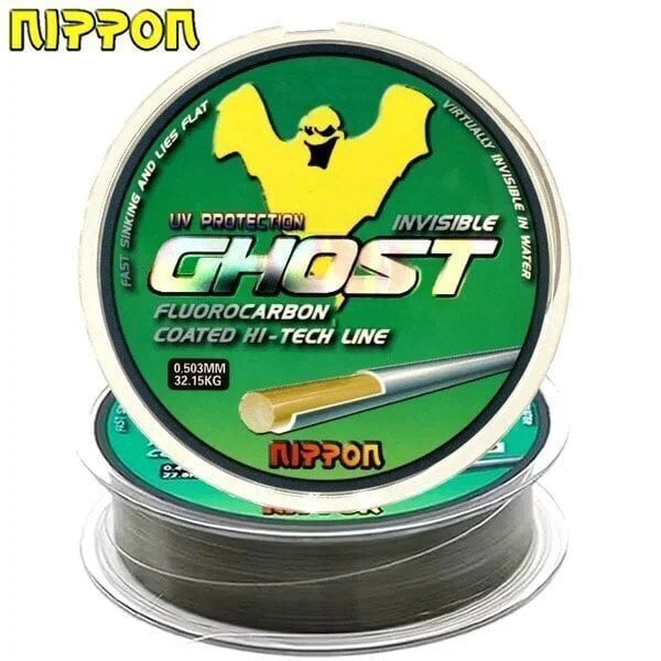 Nippon Ghost 0.30 mm 100 mt Fluoro Carbon Kaplı Misina 13.70kg Çeker