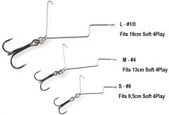 Savage gear 4Play Offset Treble 3 Adet M