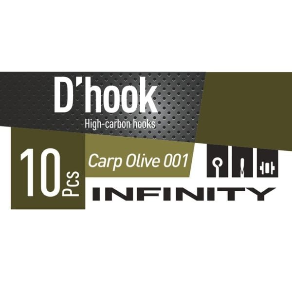 Daiwa Inf. Carp Olive 001 No:2 İğne 10 Adet
