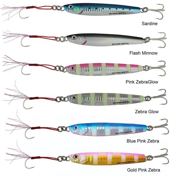 Savage gear 3D Slim Minnow 80 gr 10,5 cm Jig Sahte Balık Blue Pink Zebra