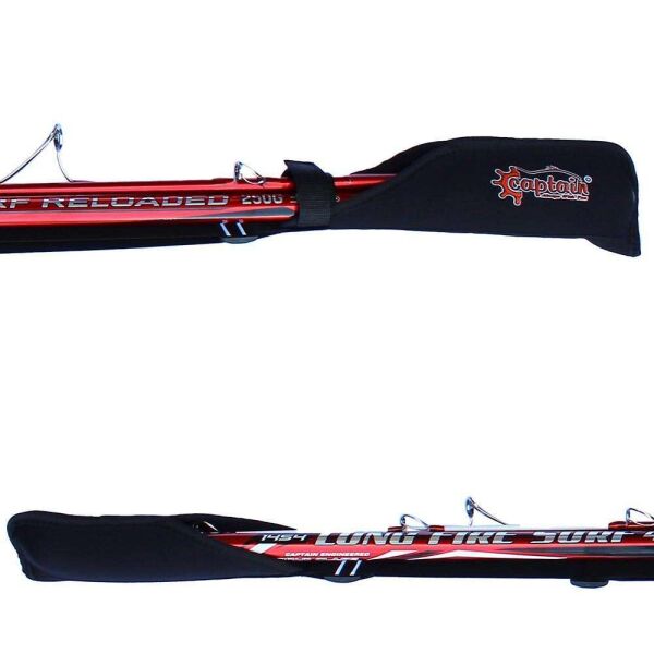 Captain 3P Surf Kamış Koruma Kılıf Askılı Lastikli 3mm Neopren Kumaş