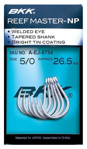 BKK Reefmaster NP Olta İğnesi 1/0 9 Pcs