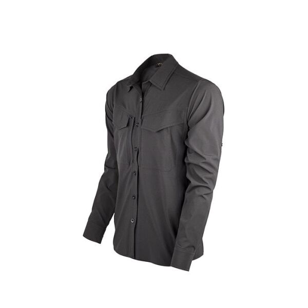 VAV Uzun Kol Gömlek Tacflex-01 Füme - XS