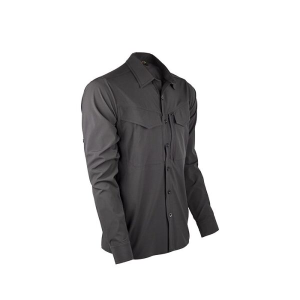 VAV Uzun Kol Gömlek Tacflex-01 Füme - XS