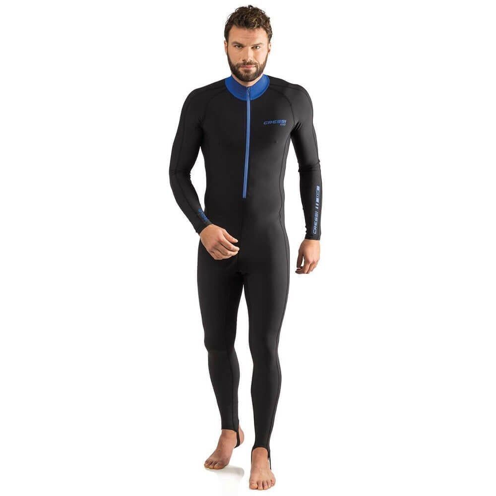 Cressi Skin Man 1 mm Black-Blue Tek Parça Dalış Elbisesi XL Beden