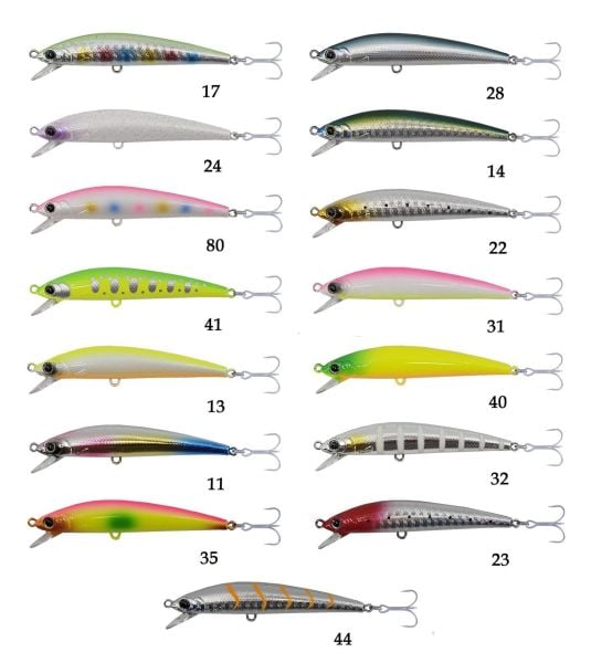Power Line Minnow 02 80F Sahte Balık Renk:13