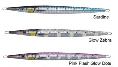 Savage gear 3D Needle Jig 200 gr 25 cm Sahte Balık Pink Flash Glow Dots
