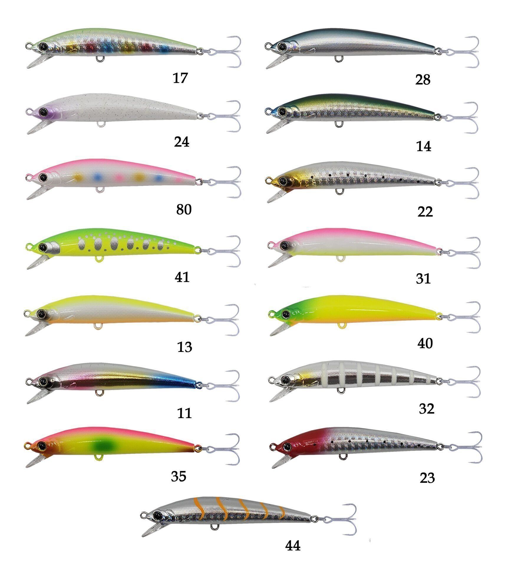 Power Line Minnow 02 80F Sahte Balık Renk:44