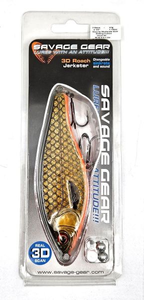 Savage Gear 3D Roach Jerkster 11.5cm 37 gr Sahte Balık Golden Ambulance