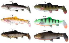 Savage gear 3D Trout Rattle Shad 12.5 cm 35 gr Sahte Balık 01-Rainbow Trout