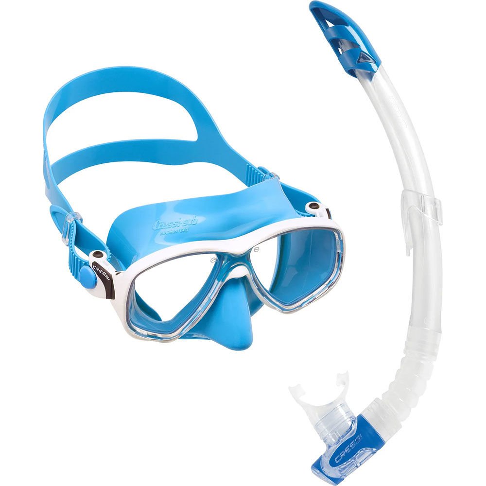 Cressi Marea Maske Gamma Şnorkel Seti BLUE-BLUE